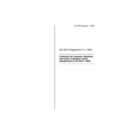 AS 3610 Supp1-1995 [ Available Superseded ]