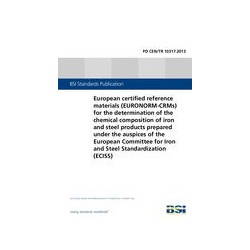 BS PD CEN/TR 10317:2013