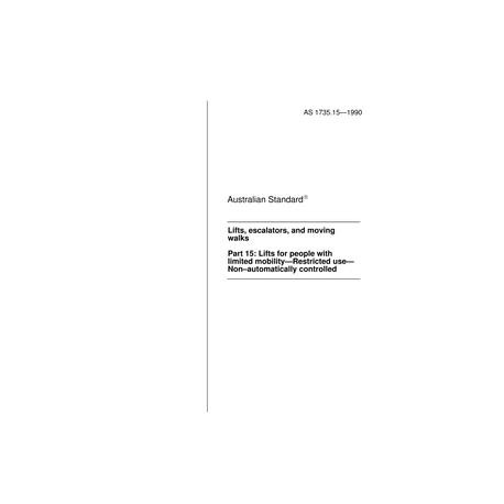 AS 1735.15-1990 [ Superseded ]