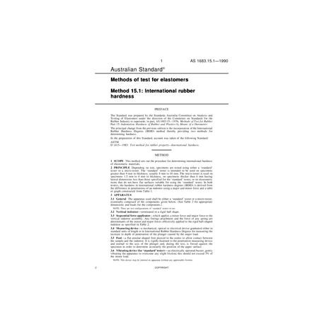 AS 1683.15.1-1990 [ Superseded ]