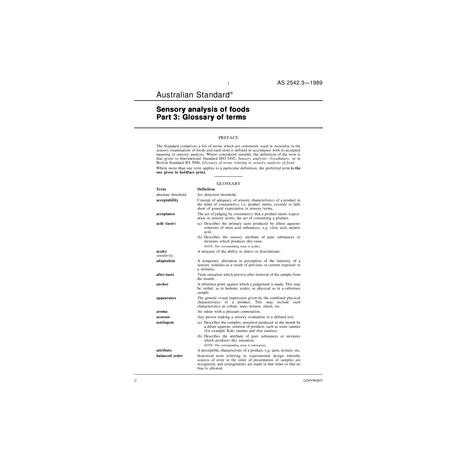 AS 2542.3-1989 [ Superseded ]