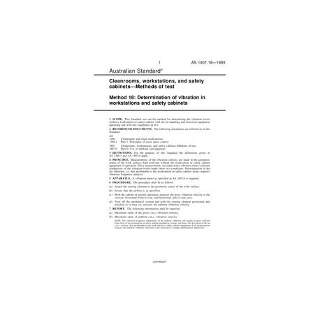 AS 1807.18-1989 [ Superseded ]
