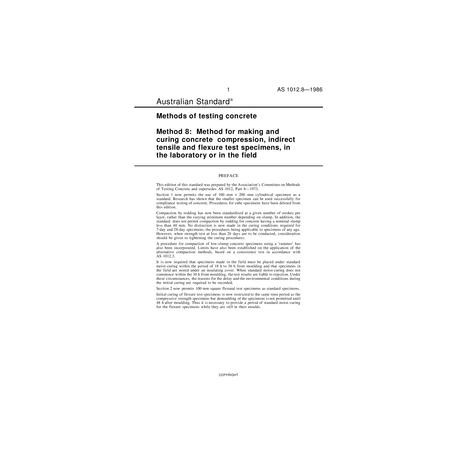AS 1012.8-1986 [ Superseded ]