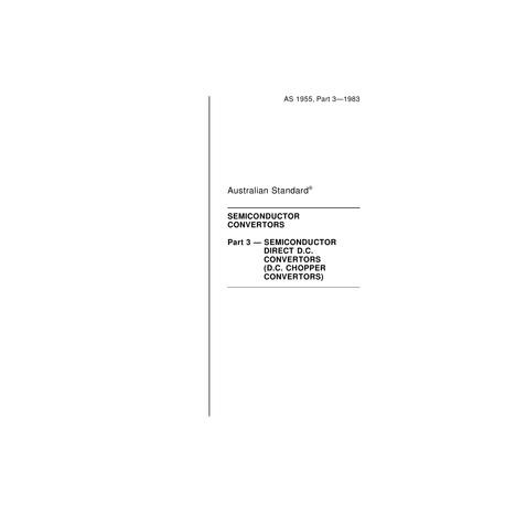 AS 1955.3-1983 [ Superseded ]