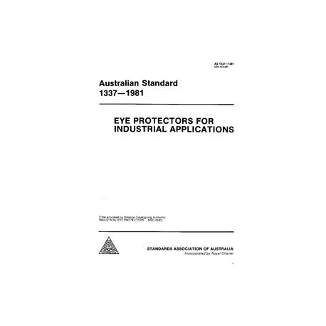 AS 1337-1981 [ Superseded ]