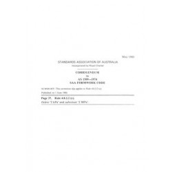 AS 1509-1974 CORR 2 [ Superseded ]