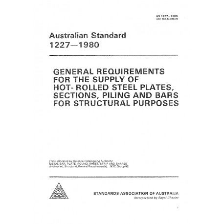 AS 1227-1980 [ Superseded ]