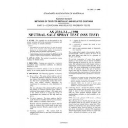 AS 2331.3.1-1980 [ Superseded ]
