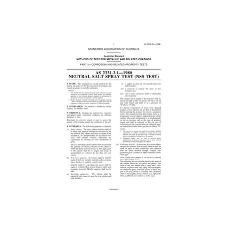 AS 2331.3.1-1980 [ Superseded ]