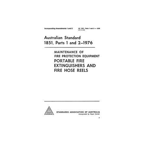 AS 1851.2-1976 [ Superseded ]