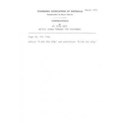 AS 1275-1972 CORRIG. 1 [ Superseded ]