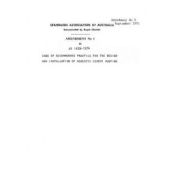 AS 1639-1974 AMDT 1 [ Superseded ]