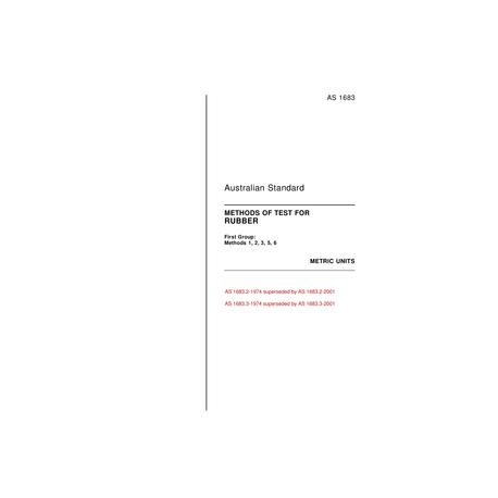 AS 1683.2-1974 [ Superseded ]