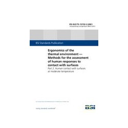 BS PD ISO/TS 13732-2:2001