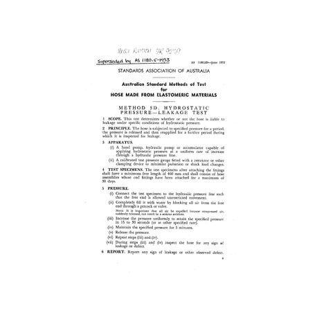 AS 1180.5D-1972 [ Superseded ]