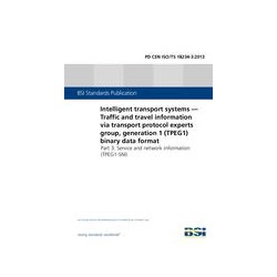 BS PD CEN ISO/TS 18234-3 : 2013