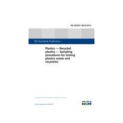 BS PD CEN/TS 16010:2013