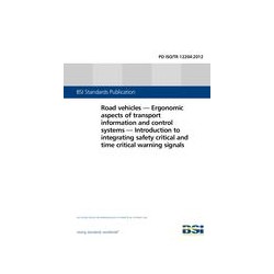 BS PD ISO/TR 12204:2012