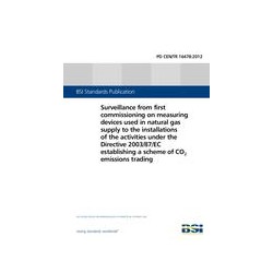 BS PD CEN/TR 16478:2012