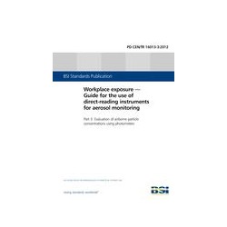 BS PD CEN/TR 16013-3:2012