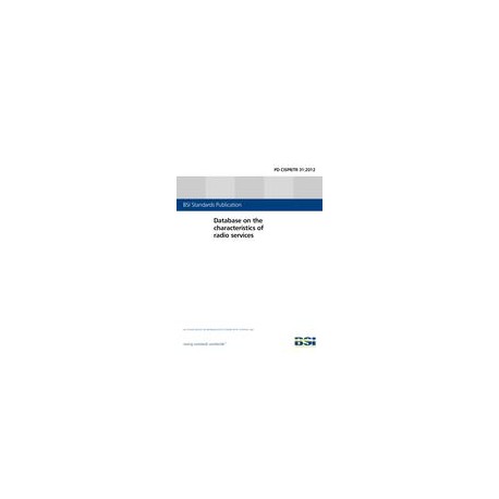 BS PD CISPR/TR 31:2012