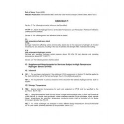 API Std 660 Addendum 1