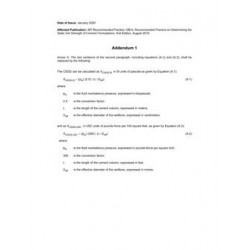 API RP 10B-6 Addendum 1