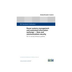 BS PD IEC/TR 62351-10:2012