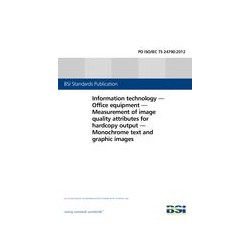 BS PD ISO/IEC TS 24790:2012
