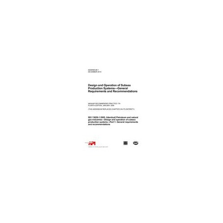 API RP 17A Addendum 1