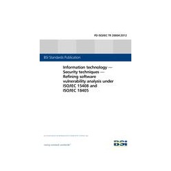 BS PD ISO/IEC TR 20004:2012