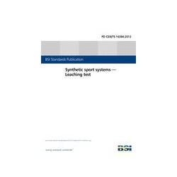 BS PD CEN/TS 16384:2012