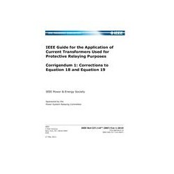 IEEE C37.110-2007/Cor 1-2010