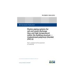 BS PD CEN/TS 1329-2:2012