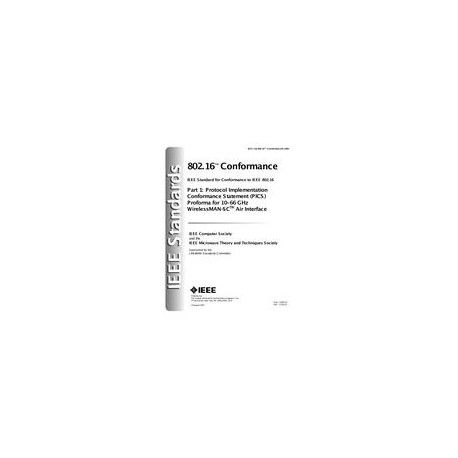IEEE 802.16-2001/Conformance01-2003