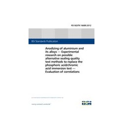BS PD ISO/TR 16689:2012