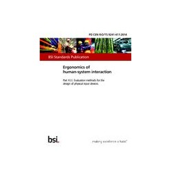 BS PD CEN ISO/TS 9241-411:2014