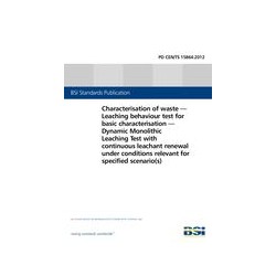 BS PD CEN/TS 15864:2012