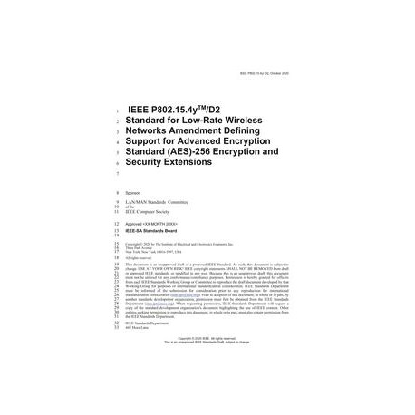 IEEE P802.15.4y