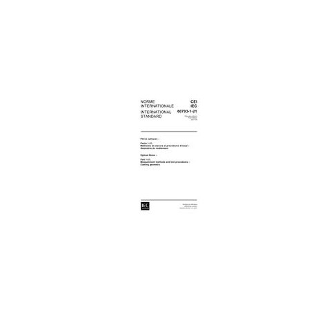 IEC 60793-1-21 Ed. 1.0 b:2001