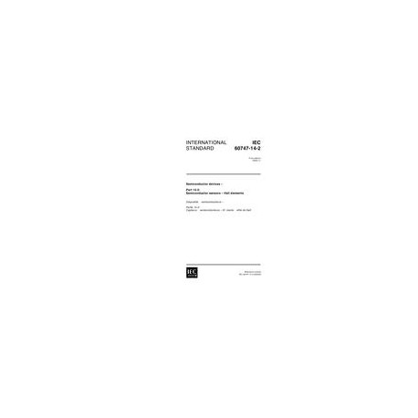 IEC 60747-14-2 Ed. 1.0 en:2000