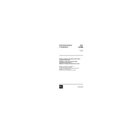 IEC 61996 Ed. 1.0 en:2000