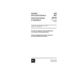 IEC 62151 Ed. 1.0 b:2000