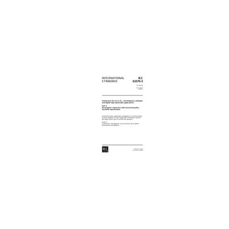 IEC 61076-3 Ed. 1.0 en:1999
