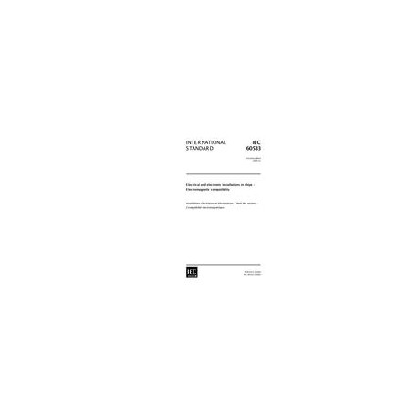 IEC 60533 Ed. 2.0 en:1999