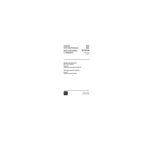 IEC 61754-16 Ed. 1.0 b:1999