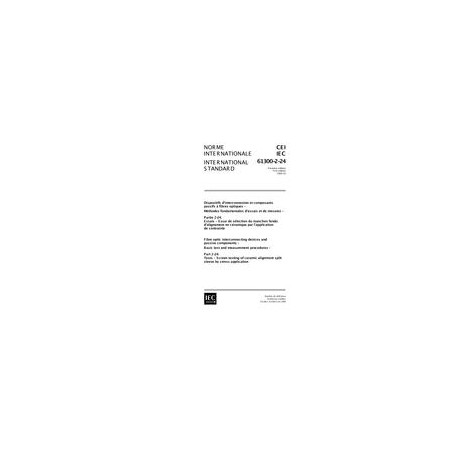 IEC 61300-2-24 Ed. 1.0 b:1999