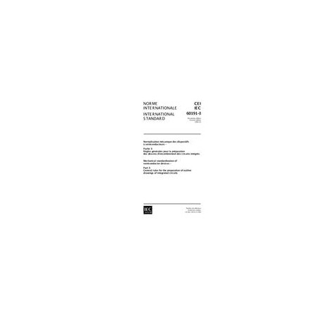 IEC 60191-3 Ed. 2.0 b:1999