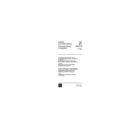 IEC 61557-9 Ed. 1.0 b:1999