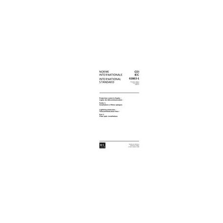 IEC 61663-1 Ed. 1.0 b:1999